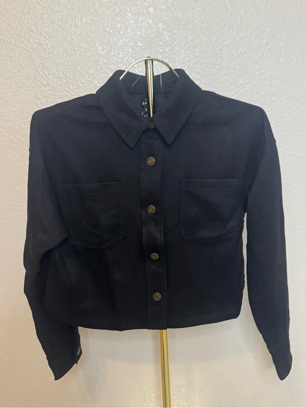 J.O.A. cropped black